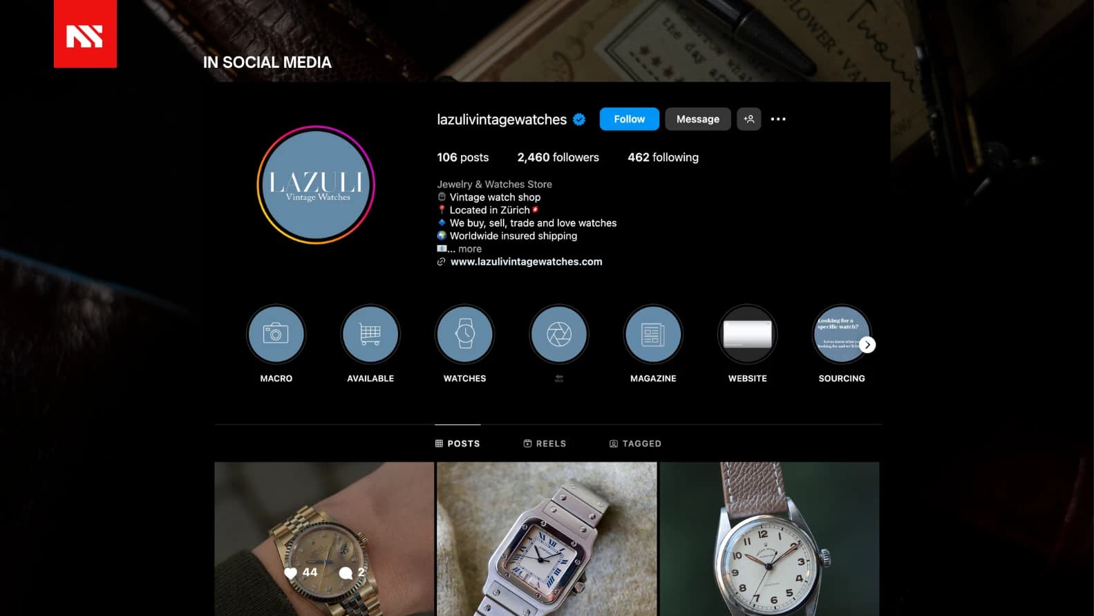 Lazuli Vintage Watches