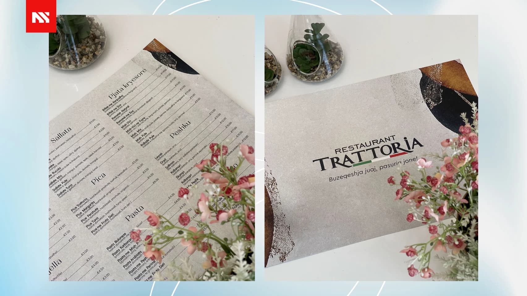Trattoria Restaurant Menu