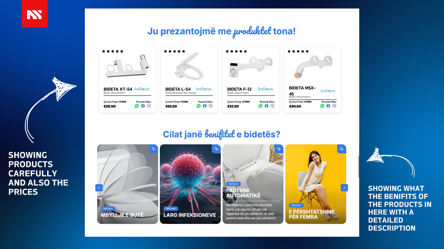 BeClean - Bidet Retailer