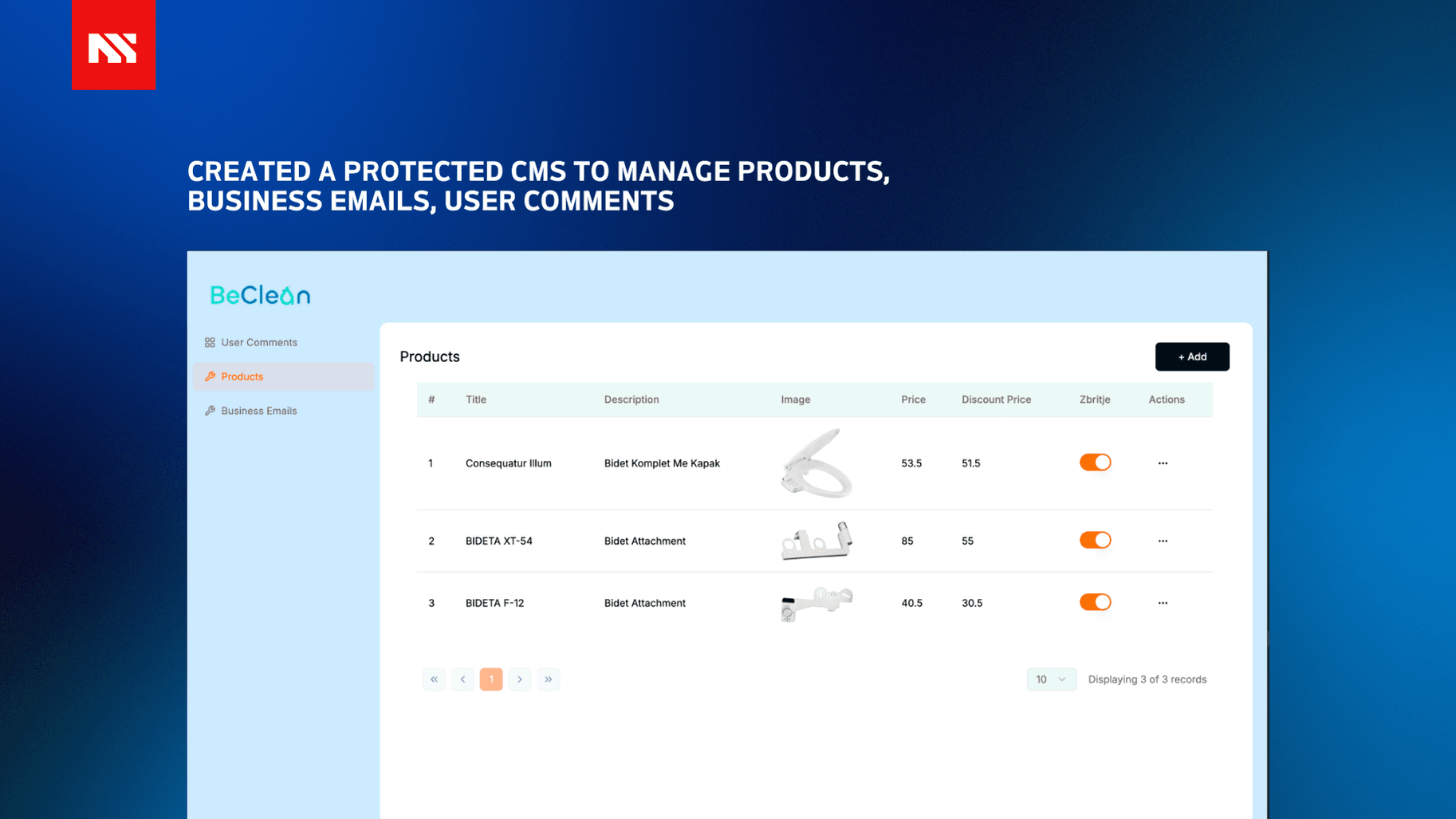 BeClean - Bidet Retailer