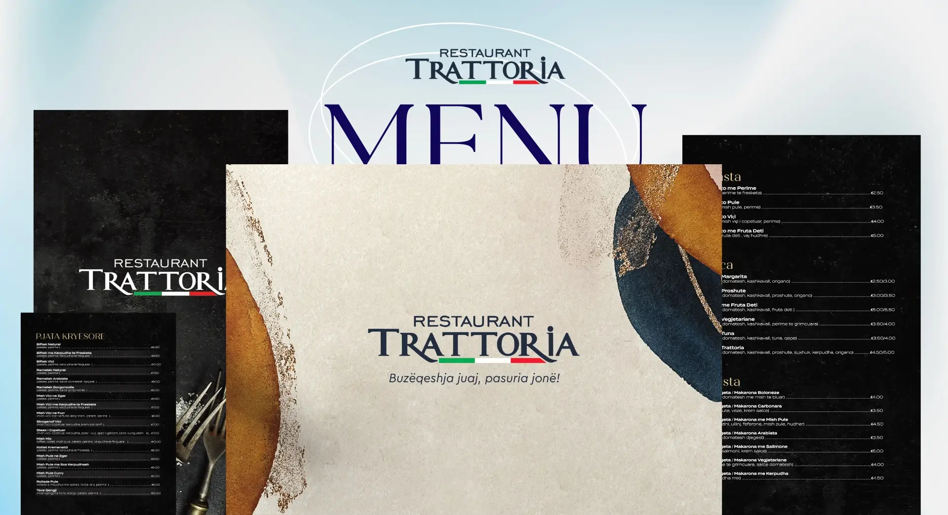 Trattoria Restaurant Menu