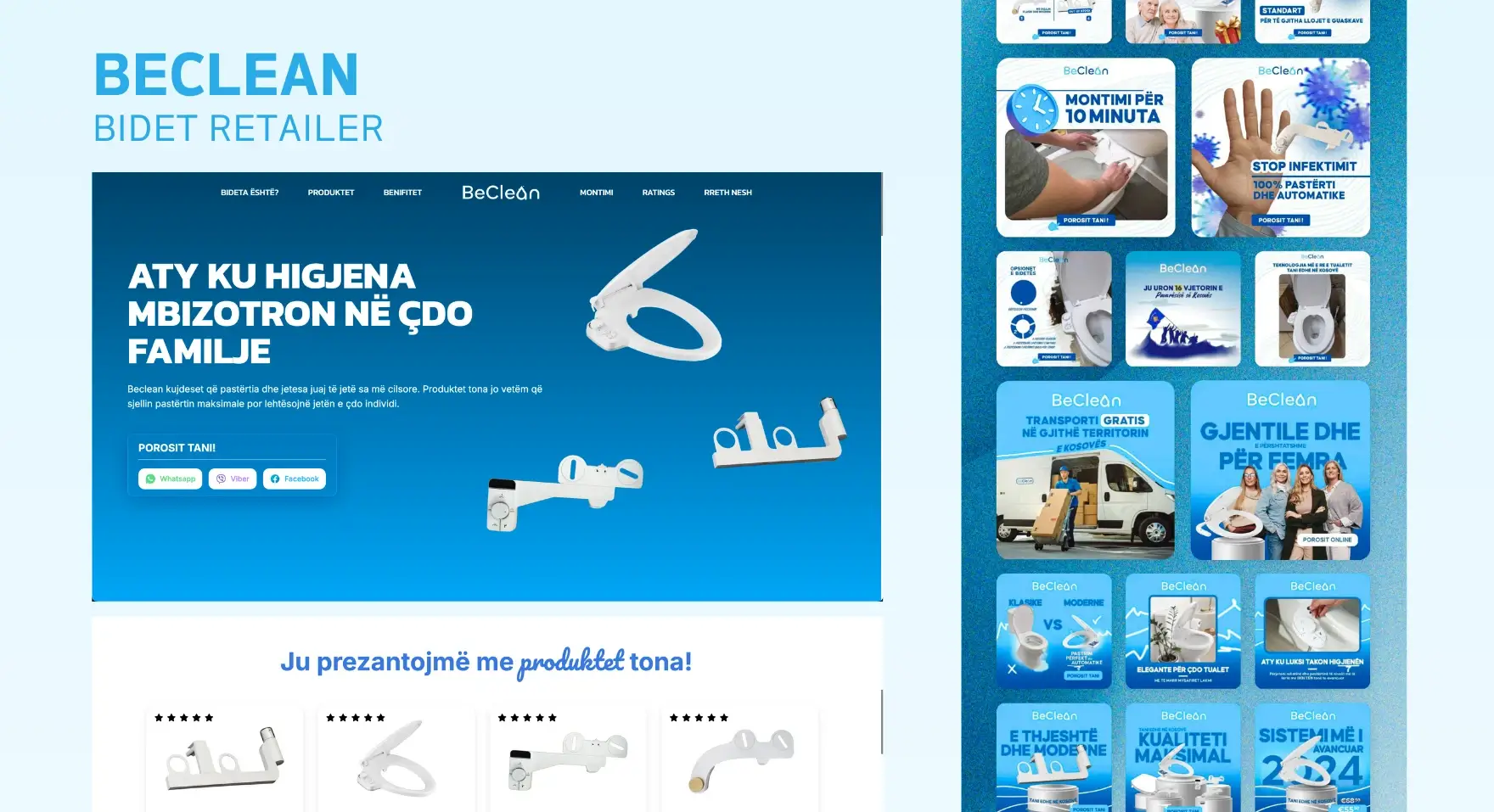 BeClean - Bidet Retailer