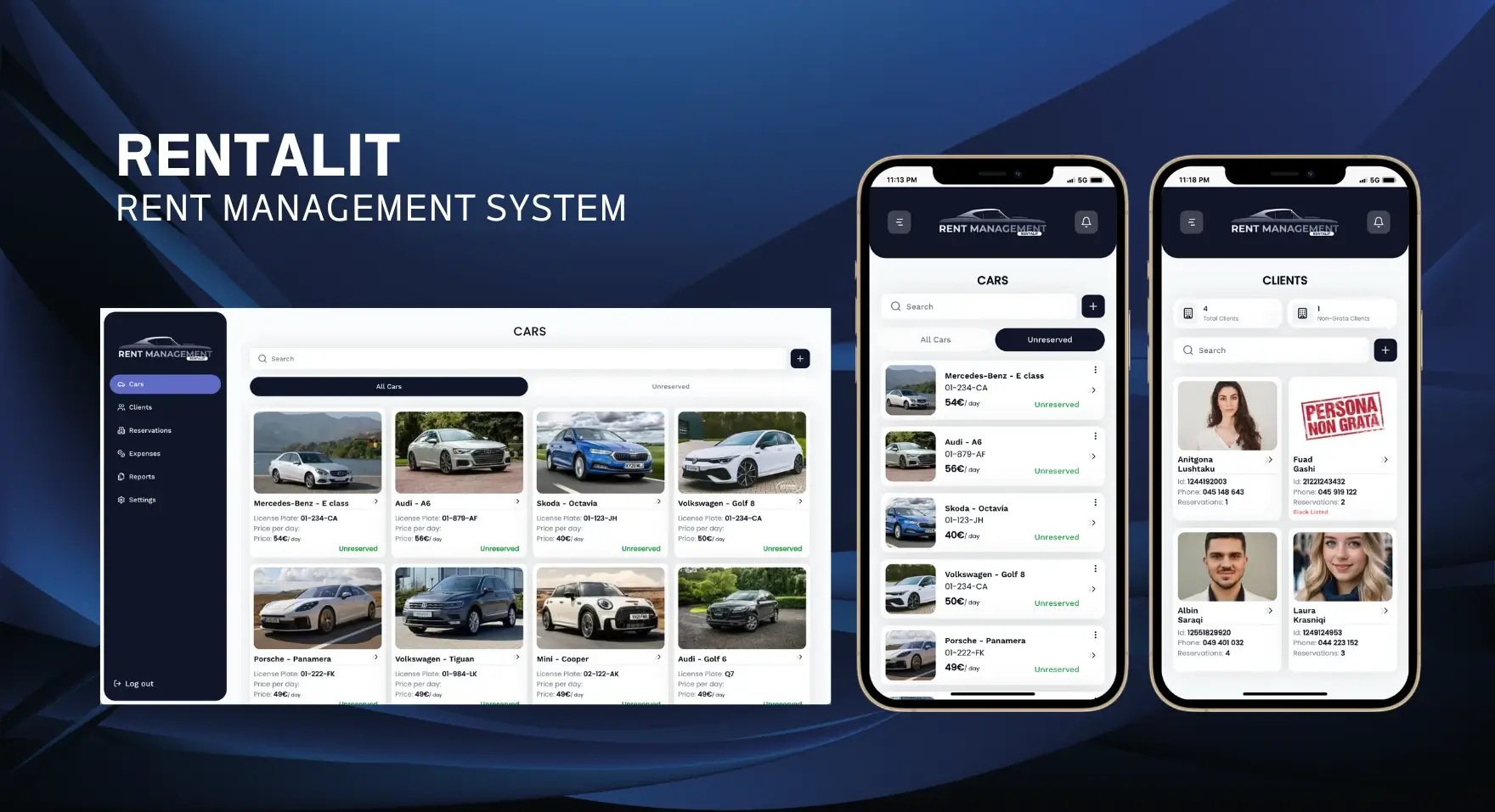 Rentalit - Rental management system by Unicode.dev