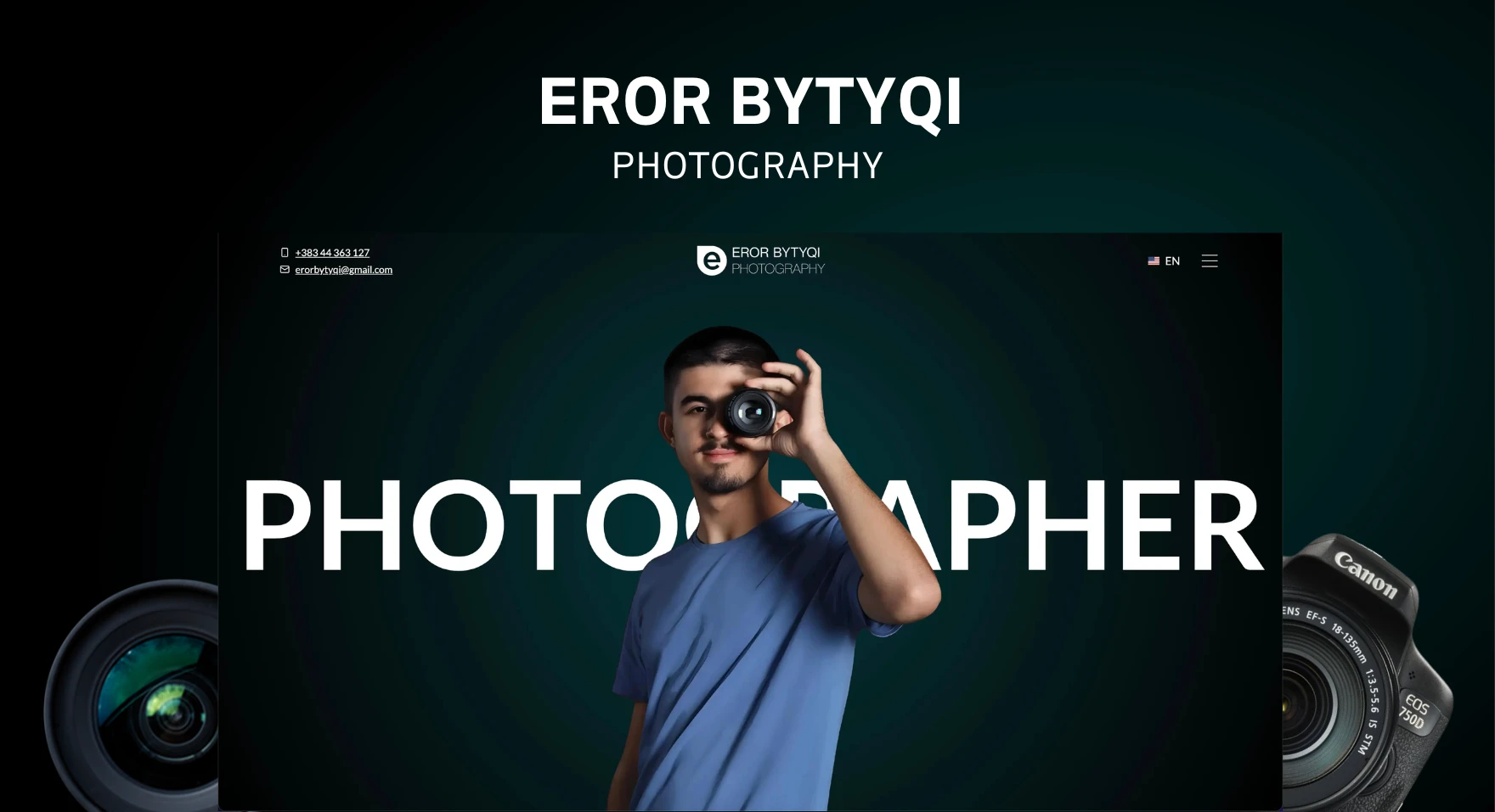Eror Bytyqi Photography - Portfolio Website